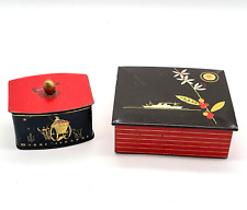 2x alte Blechdose Deckeldosen