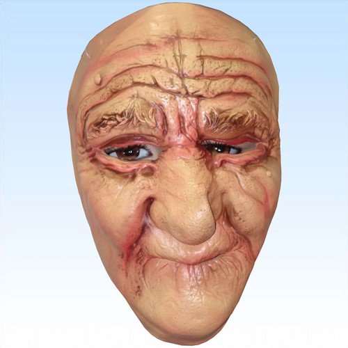 Halbmaske oma opa latex - halbmaske,