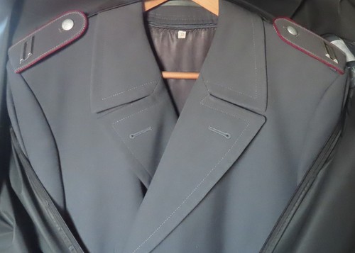 Uniformmantel zweireihig - bw, uniformmantel,