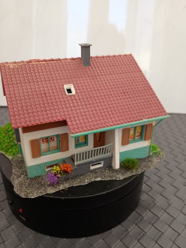 Eisenbahn modellbau doppelhaus - modellbau,