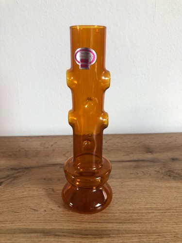 Bernsteinfarbene glasvase aus - bernsteinfarbene,