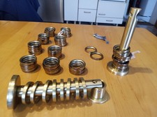 GARDINENSTANGEN HALTERUNG MIT RINGE ECHT MESSING