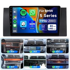 Für BMW 5er E39 X5 E53 M5 Android 14 Apple Autoradio BT5.0 GPS Navi Carplay 64GB