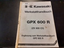 0157 Motorrad Werkstatthandbuch Kawasaki GPX 600 R  (ZX 600 C1) Ergänzung