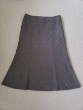 Vittoria Verani Rock Wolle Gr. 38 braun Stiefelrock Glockenrock