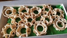 Handarbeit  Deko  12 handgearbeitete Serviettenringe - edler Tischschmuck