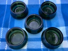 5 Ikea Teelichthalter Glas transparent Grün Teelicht