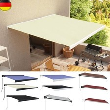 Kassettenmarkise Klemmmarkise Sonnenmarkise Gelenkarmmarkise Markise vidaXL