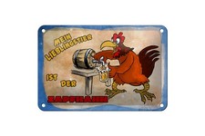 mrdeco Metall Schild 12x18cm