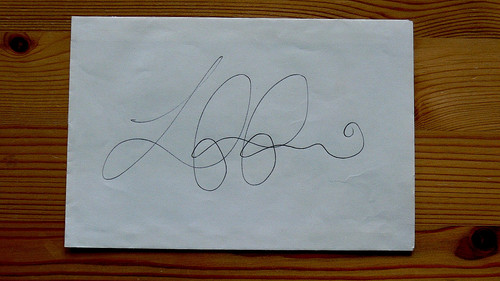 Autogramm luigi colani - autogramm,