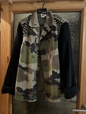 The Ragged Priest Designer Jacke Camouflage Army Nieten Gr. M neuwertig NP 149€