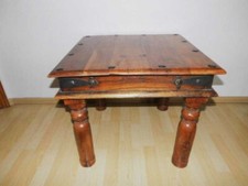 rustikaler Couchtisch, Beistelltisch wohnfertig