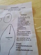 Teddybären-Schnittmuster mit