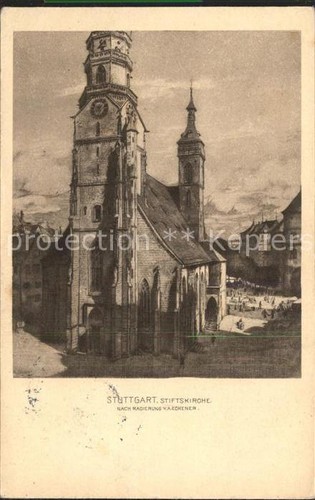 Stuttgart city stiftskirche - stuttgart,