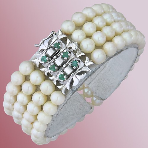 Perlen armband vierreihig - perlen,