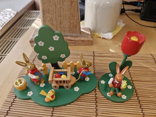 Osterhasen mit karre - osterhasen,