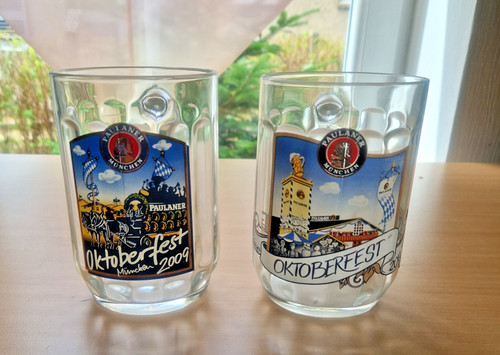 Glas bierkrug paulaner - bierkrug,