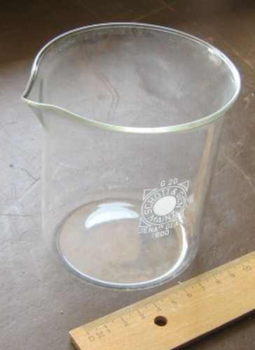 Becherglas 600 niedrige - becherglas,