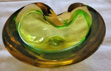 Murano Aschenbecher grüntöne