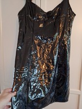 Sexy Lackminikleid XL ca 42