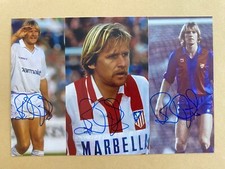 Handsigniertes Foto Bernd Schuster Collage Autogramm Signed Photo DFB Autograph