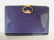 Lucite Bag, Handtasche 50er Jahre, Clutch, Plexiglas, dunkel-lila, Vintage