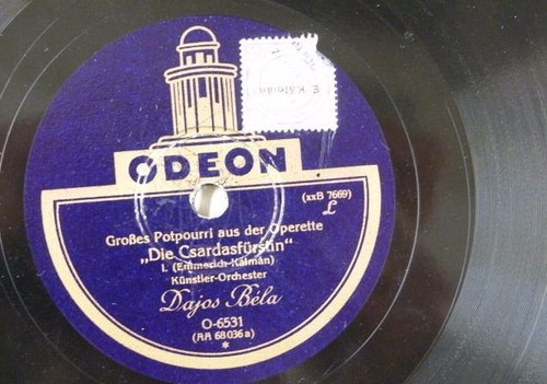 78rpm dajos bela - 12", die