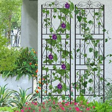 2er Set Garten Rankgitter Vogel Rankhilfe Garten Deko Topfgemüse Blumen Terrasse