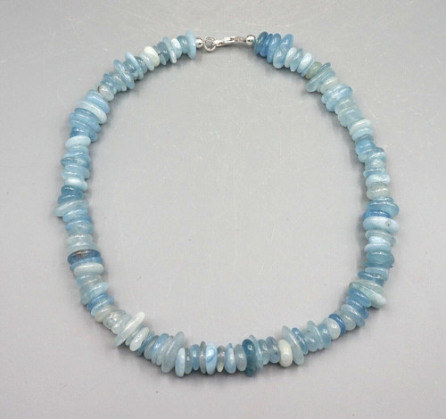 Kette halskette aquamarin big - kette,