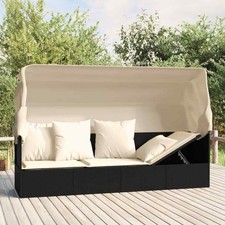vidaXL Outdoor Loungebett mit