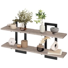 Wandregale 2er-Set Schwebend