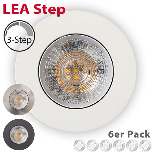 Led einbaustrahler spot - 6x, 7w