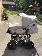 JETTE Joop Grau Weiß, Schwarzer Kinderwagen Mit Babyschale