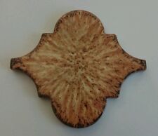 Florentiner Fliese Retro 70/80 ca 9x10 Mosaik braun beige Agrob Flori P509