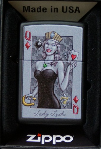 Zippo feuerzeug lady luck - feuerzeug, "lady
