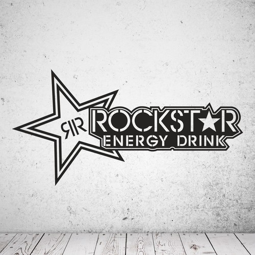 Wandtattoo rockstar energy - rockstar,