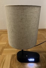 Wecker Schreibtischlampe Nachttischlampe LED Touch Dimmbar USB Bluetooth