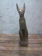 Bastet Katze Alabaster? Grüner Naturstein Ägyptisch Handarbeit