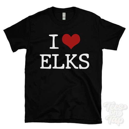 Love elks shirt herz - i,