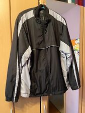 Crane  Trainingsjacke Sportjacke Joggingjacke Größe L(52/54) dunkel schwarz/grau