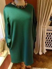 EMPORIO ARMANI lässiges kurzes Kleid Flaschengrün dt. Gr. 40 ungetragen und NEU