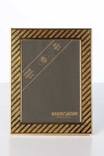 Fotorahmen gold gilt brass plated 24 K 13 x 18 cm Fotogröße