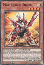 YuGiOh Mathemech Sigma MYFI-DE001 Super Rare Excellent 1st