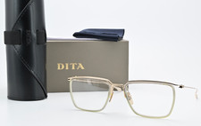 DITA Brille Schema One DTX106 53 01 GLD GRY Glanz Gold Viereck Titan Luxus M New