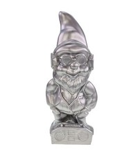 Gartenzwerg Cool Silber
