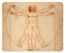Mousepad leonardo vinci - leonardo,