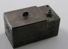 Puppenofen Ofen 925 Silber