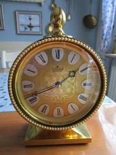 Kaminuhr Junghans electronic ATO-MAT S - Messing - groß u. schwer - läuft!