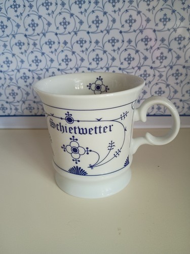 Indisch blau kaffeebecher - blau,