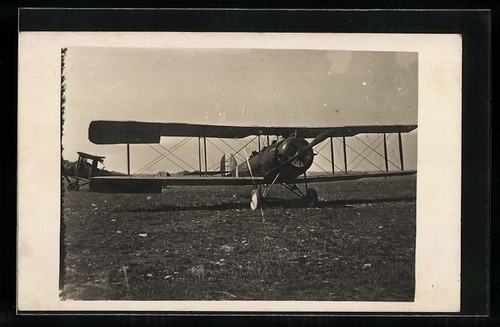 Flugzeug doppeldecker - ak,